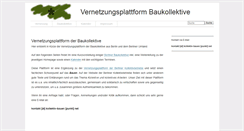 Desktop Screenshot of kollektiv-bauen.net